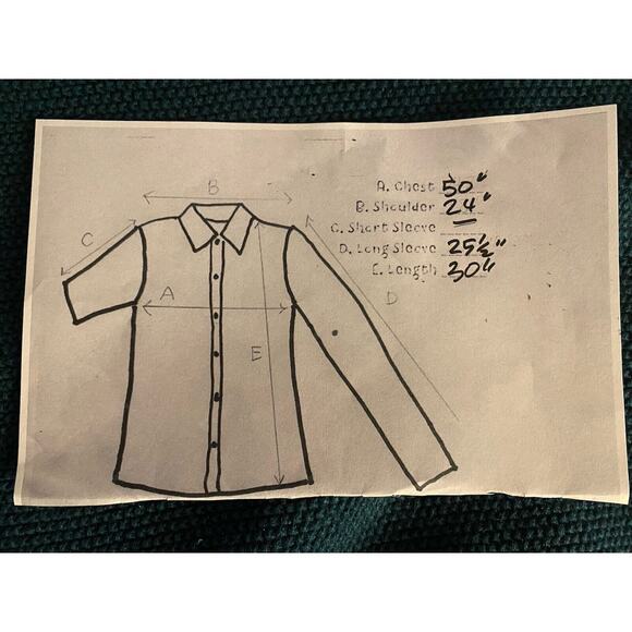 Vintage Structure Sweater Mens XL Blue Green Ramie/Cotton Oversized Relaxed Boxy - Picture 8 of 8